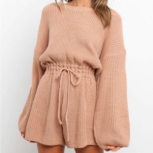 NWT Petal & Pup Sweater Romper